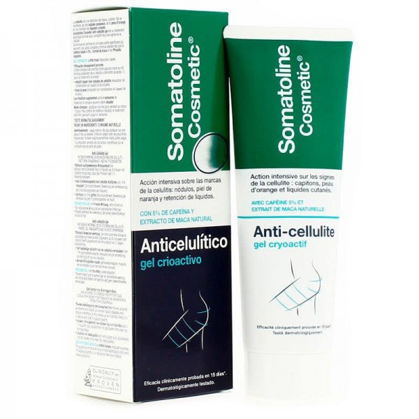somatoline anticelulitico crioactivo gel 250 ml