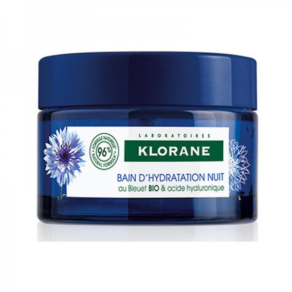 klorane bano de hidratacion noche aciano 50 ml