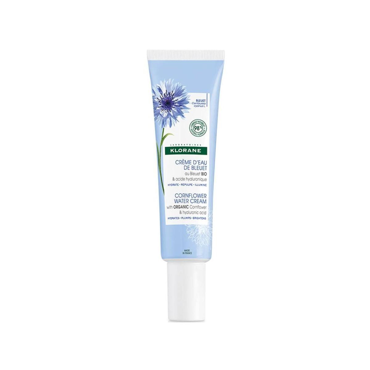 klorane gel crema al agua de aciano 30 ml