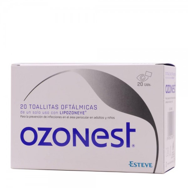 ozonest infeccion 20 toallitas oftalmicas