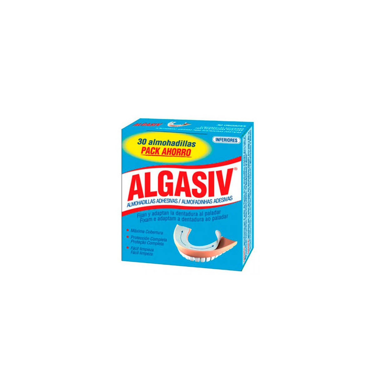 algasiv inferior 30 almohadillas adhesivas