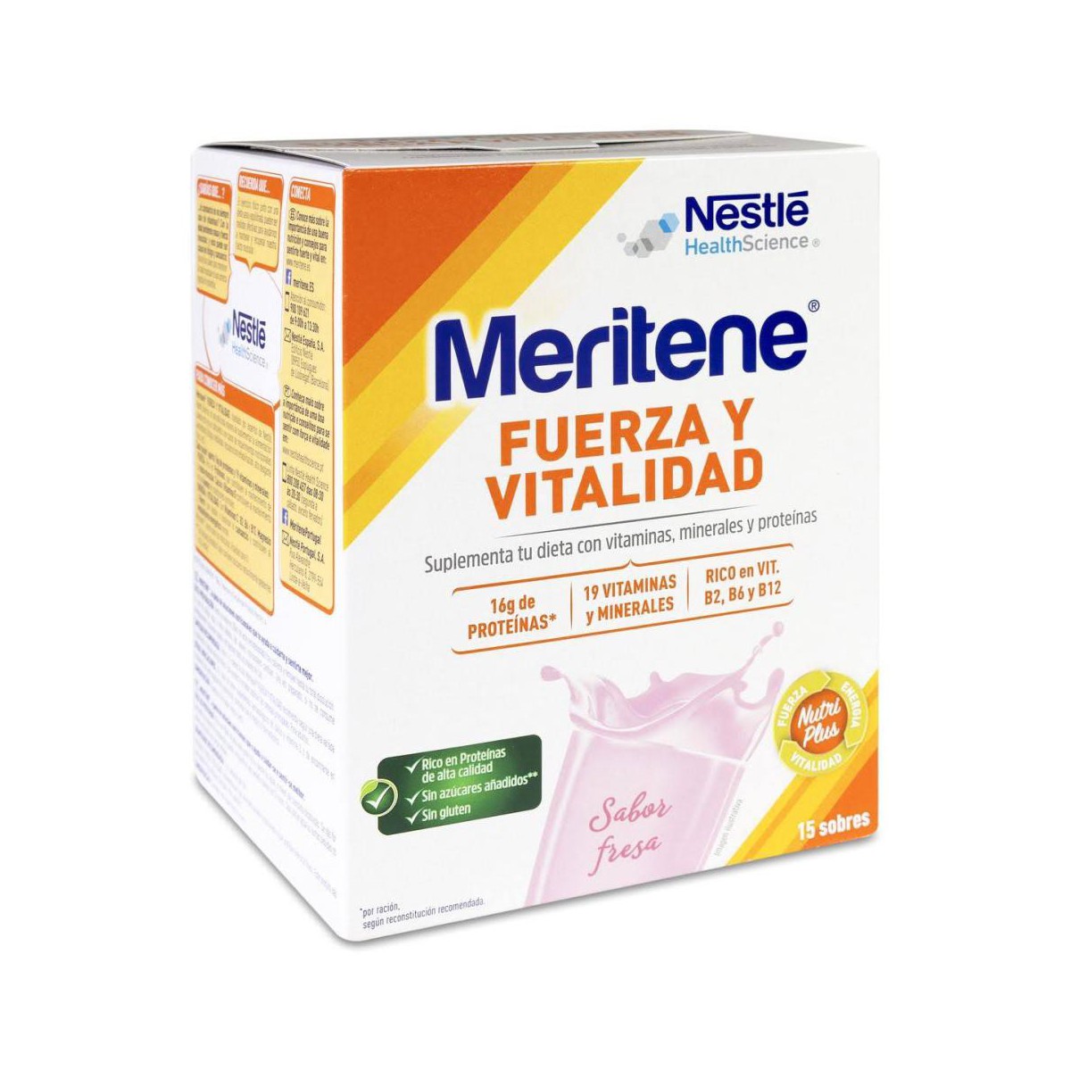 meritene fresa 15 sobres
