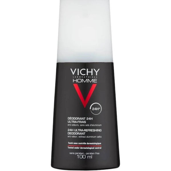 vichy homme desodorante ultra fresco vaporizador 100 ml