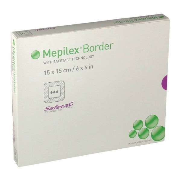 mepilex aposito border 15 x 15cm 3 uds