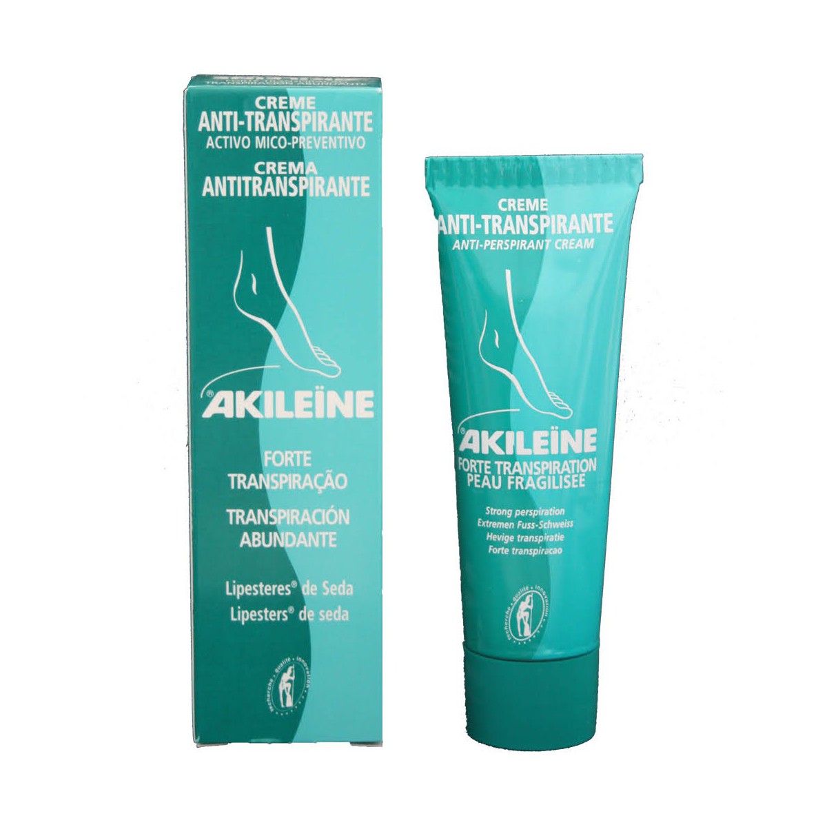akileine crema antitranspirante 50 ml