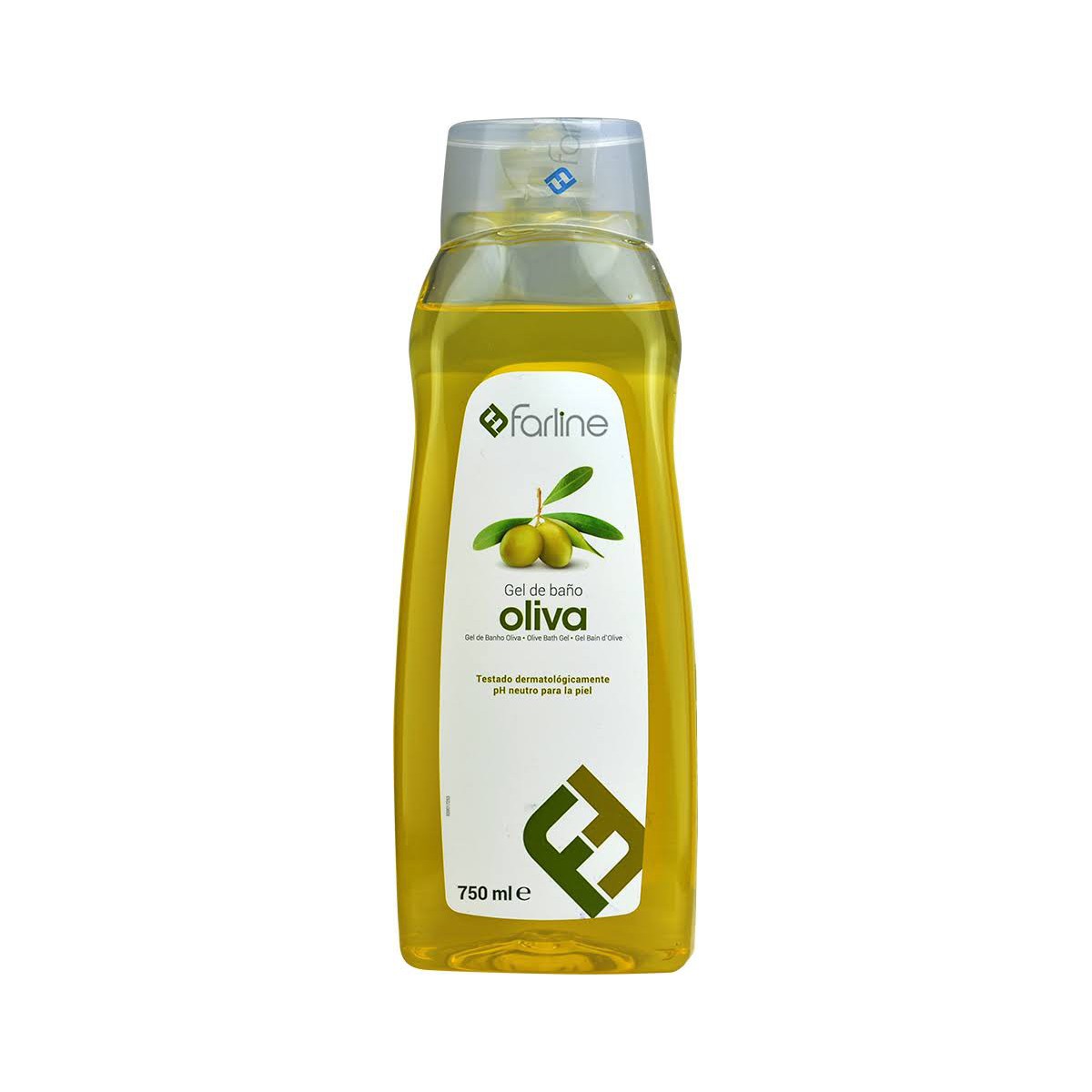 farline gel de bano aceite de oliva 750 ml
