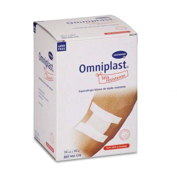 hartmann omniplast esparadrapo tela blanco 10mx10cm