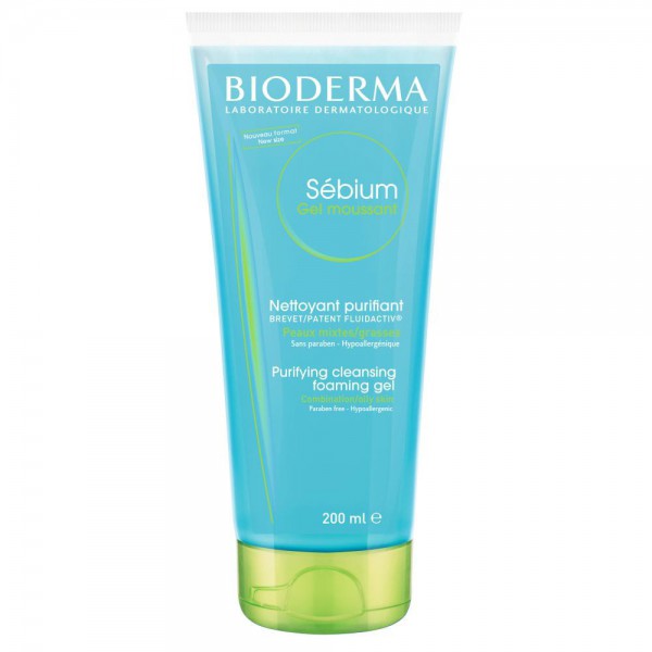sebium gel moussant bioderma 200 ml