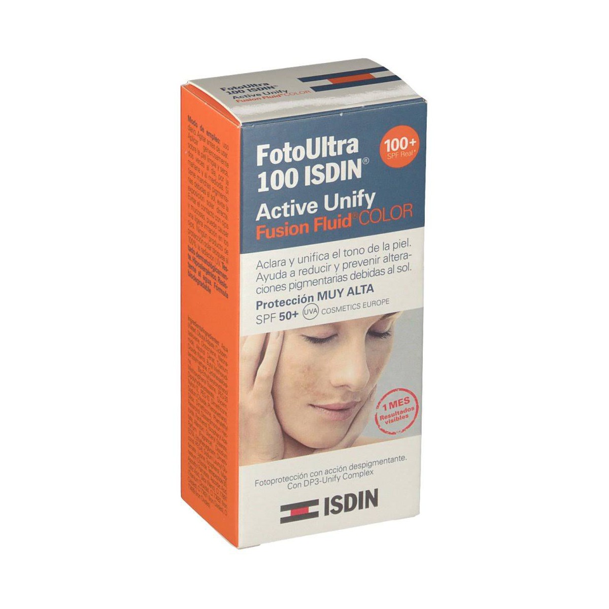 isdin fotoultra 100 active unify fusion fluid color 50 ml