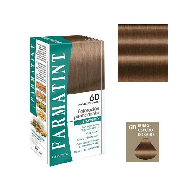 farmatint 6d rubio oscuro dorado crema