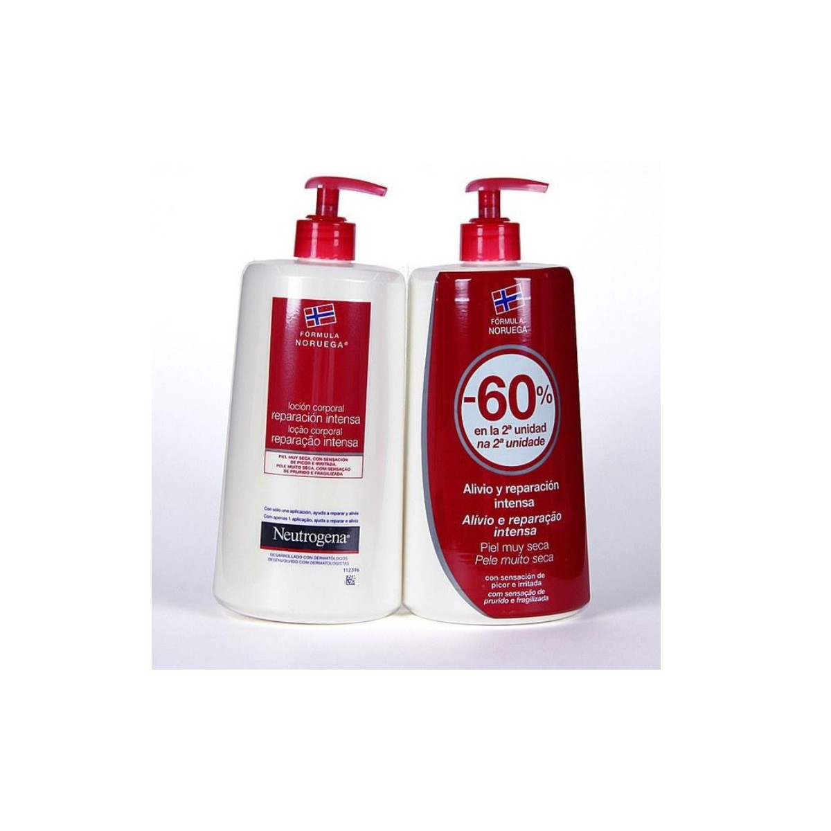 neutrogena locion corporal reparadora intensiva p muy seca 750 ml duplo