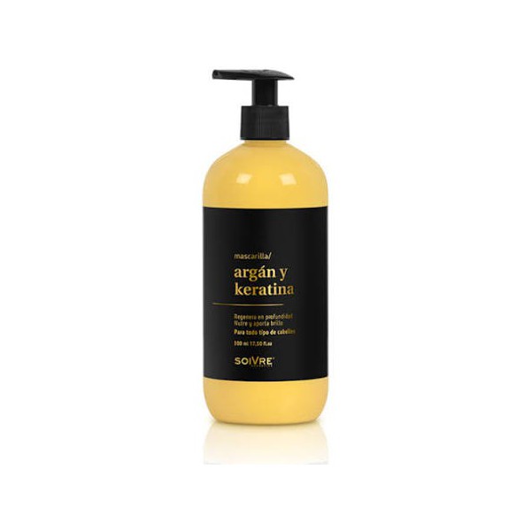 soivre mascarilla argan y keratina 500 ml