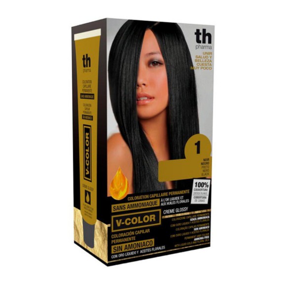 th pharma vitalia color tinte no 1 sin amoniaco negro