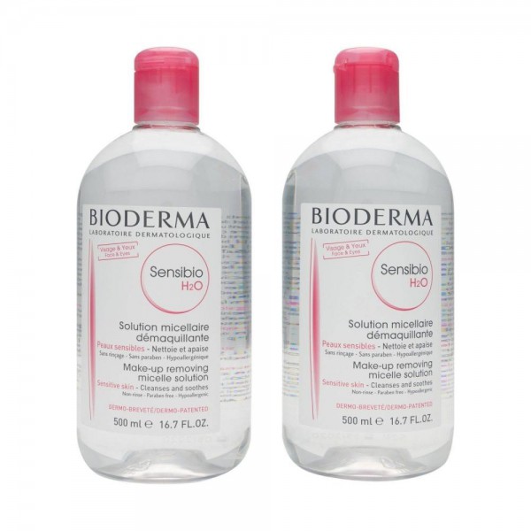 bioderma duplo agua micelar sensibio h2o 500 ml