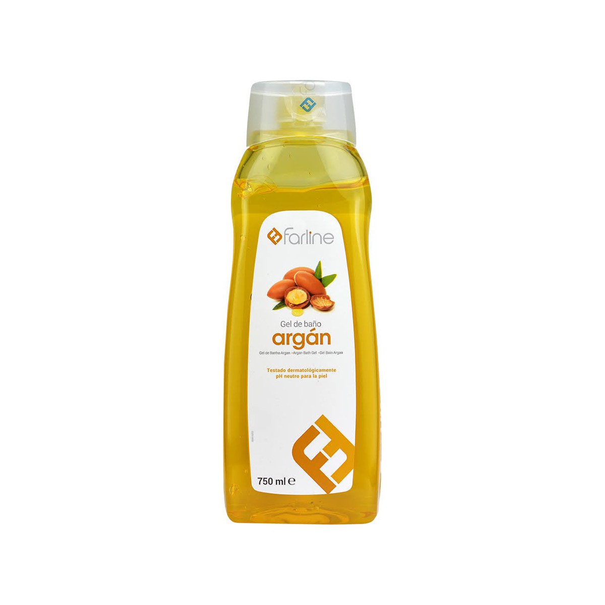 farline gel de bano argan 750 ml