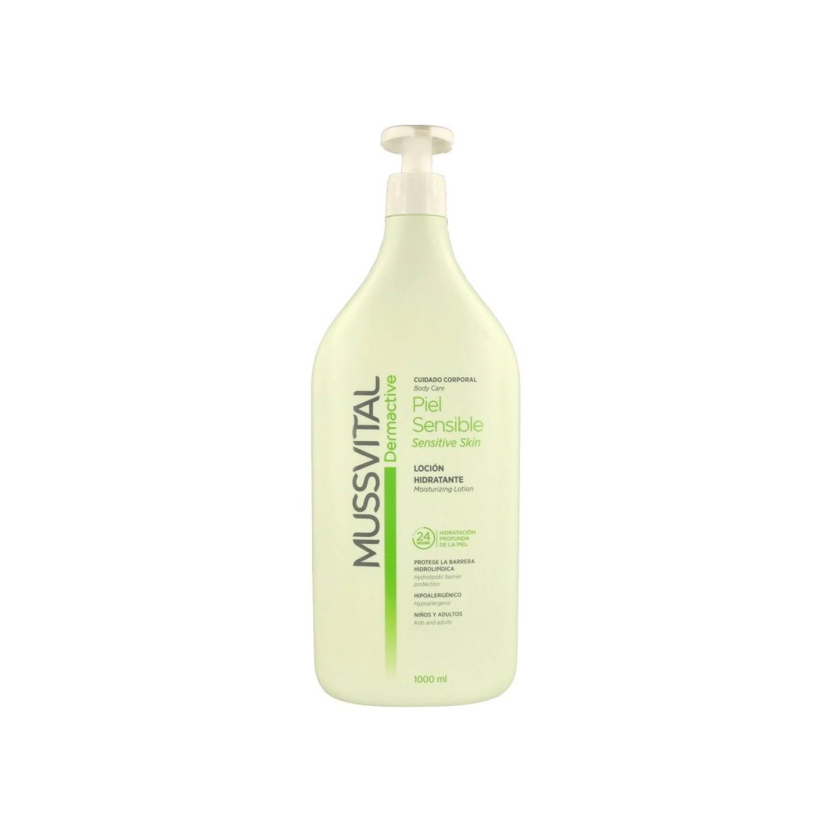 mussvital dermactive locion hidratante piel sensible 1000ml