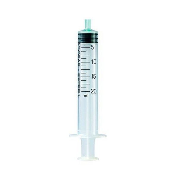 acofar jeringa esteril sin aguja 3 piezas 20ml