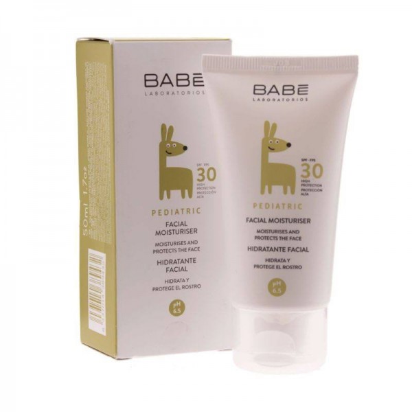 babe hidratante facial pediatric spf30 50 ml