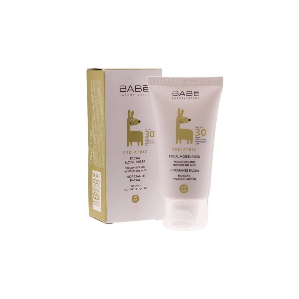 babe hidratante facial pediatric spf30 50 ml