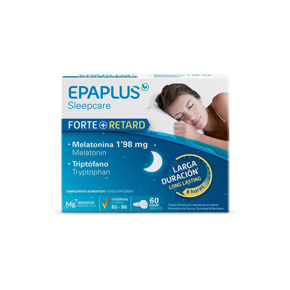 epaplus melatonina retard 198 mg triptofano 60 comprimidos