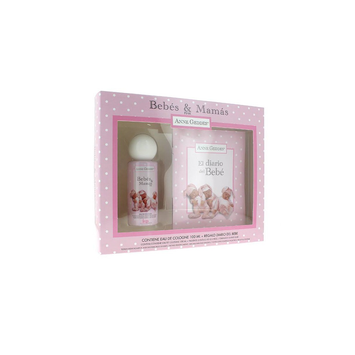 anne geddes pack rosa agua de colonia 100 ml diario