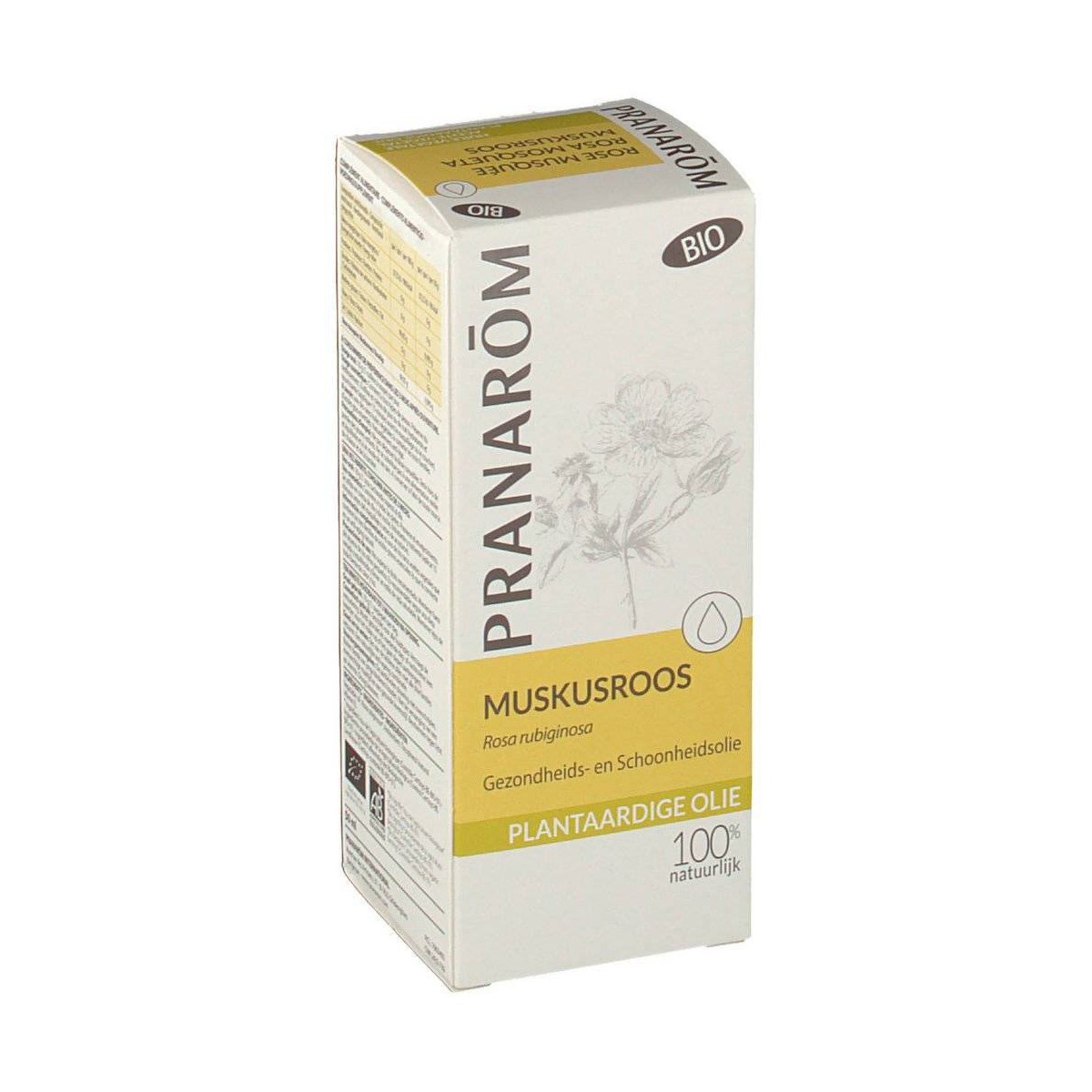 pranarom rosa mosqueta aceite vegetal bio 50 ml