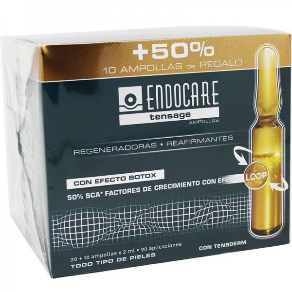 endocare tensage 20 ampollas de 2 ml