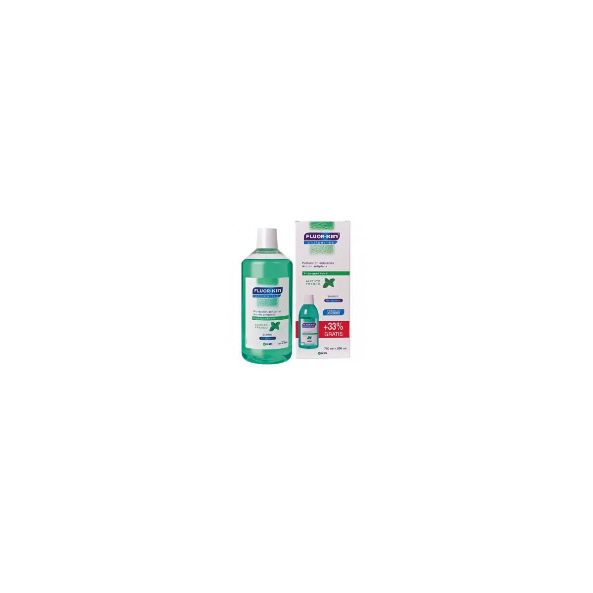 fluor kin enjuague anticaries 750250 ml