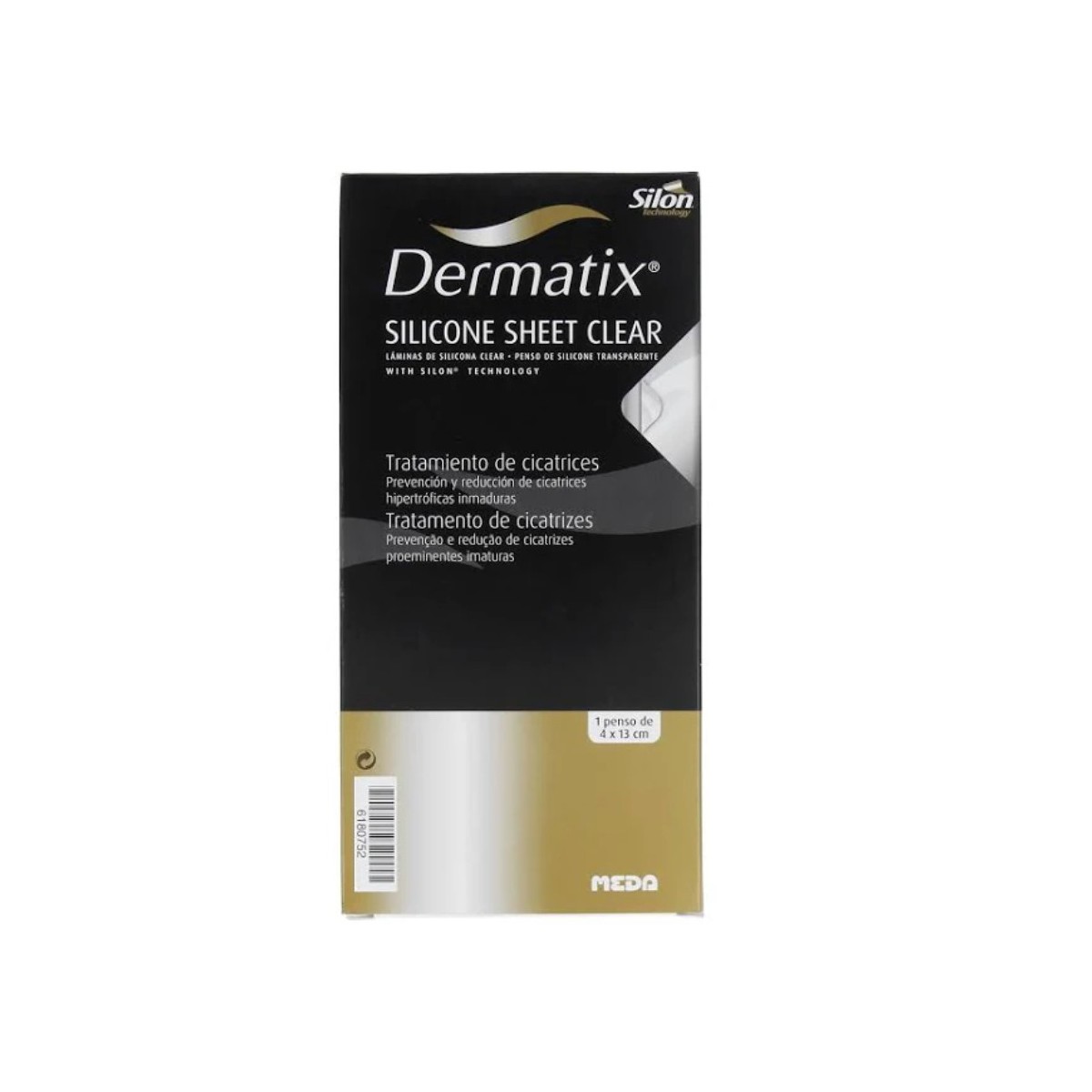 dermatix silicona clear 4 x 13 cm