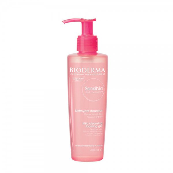 sensibio gel moussant bioderma 200 ml