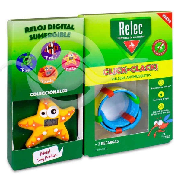 relec pulsera click clack estrella
