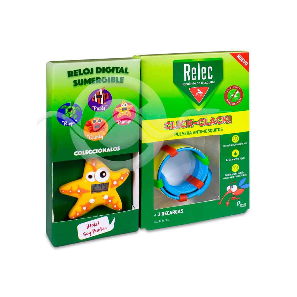 relec pulsera click clack estrella