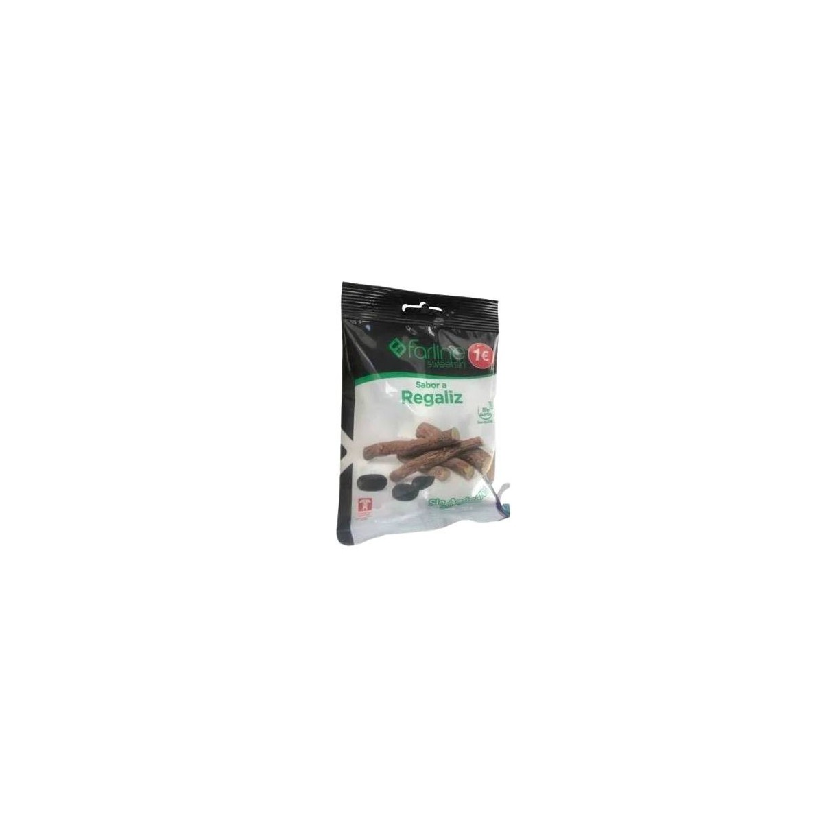 farline sweetsin caramelos regaliz bolsa 50g
