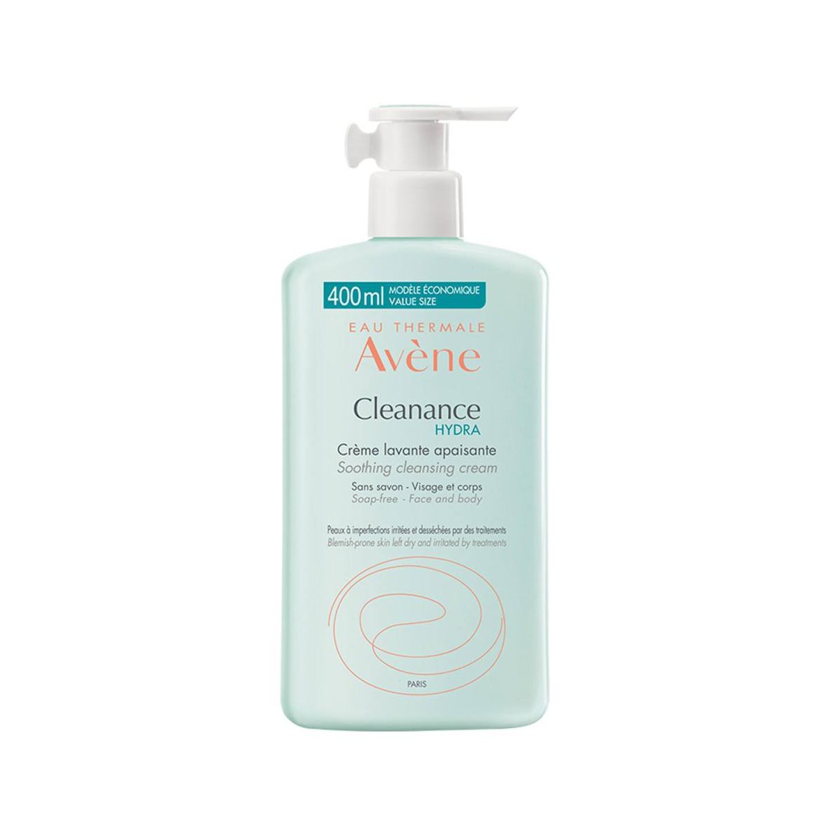 avene cleanance hydra crema limpiadora 400 ml