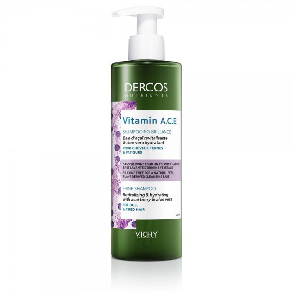 vichy dercos nutrients vitamin ace champu brillo 250ml