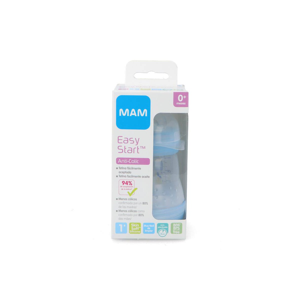 mam biberon easy start anticolico azul 160ml